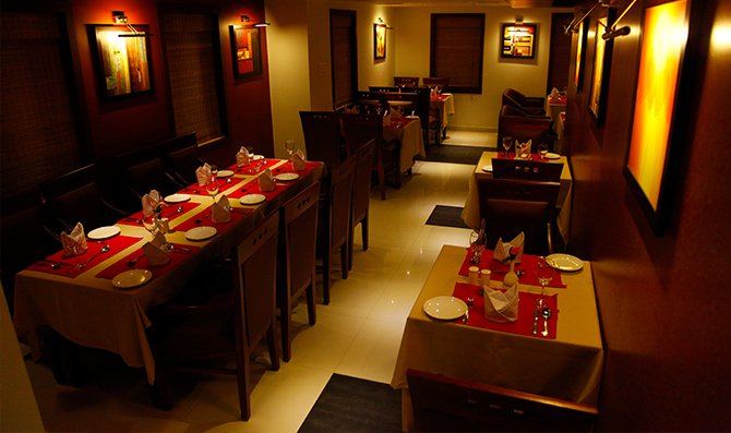 Ruby specialty restaurant at Vintage Residency